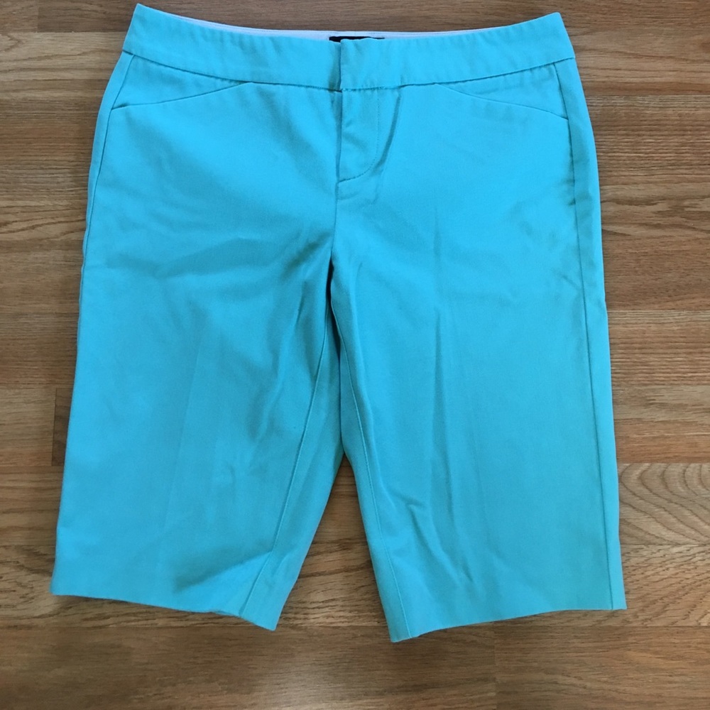 Teal Bermuda shorts