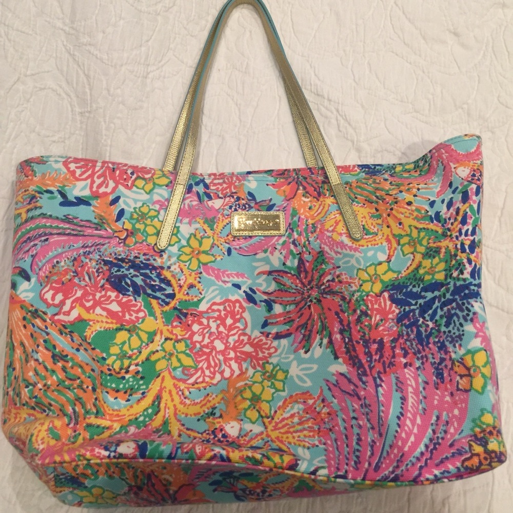 Lily Pulitzer beach bag