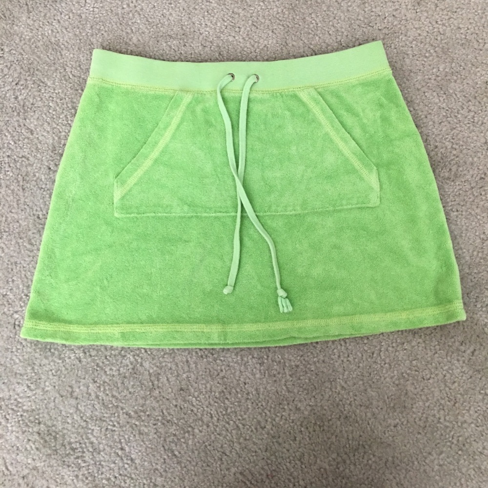 Vintage Juicy Couture terry cloth skirt