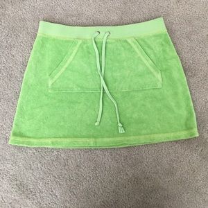 Vintage Juicy Couture terry cloth skirt