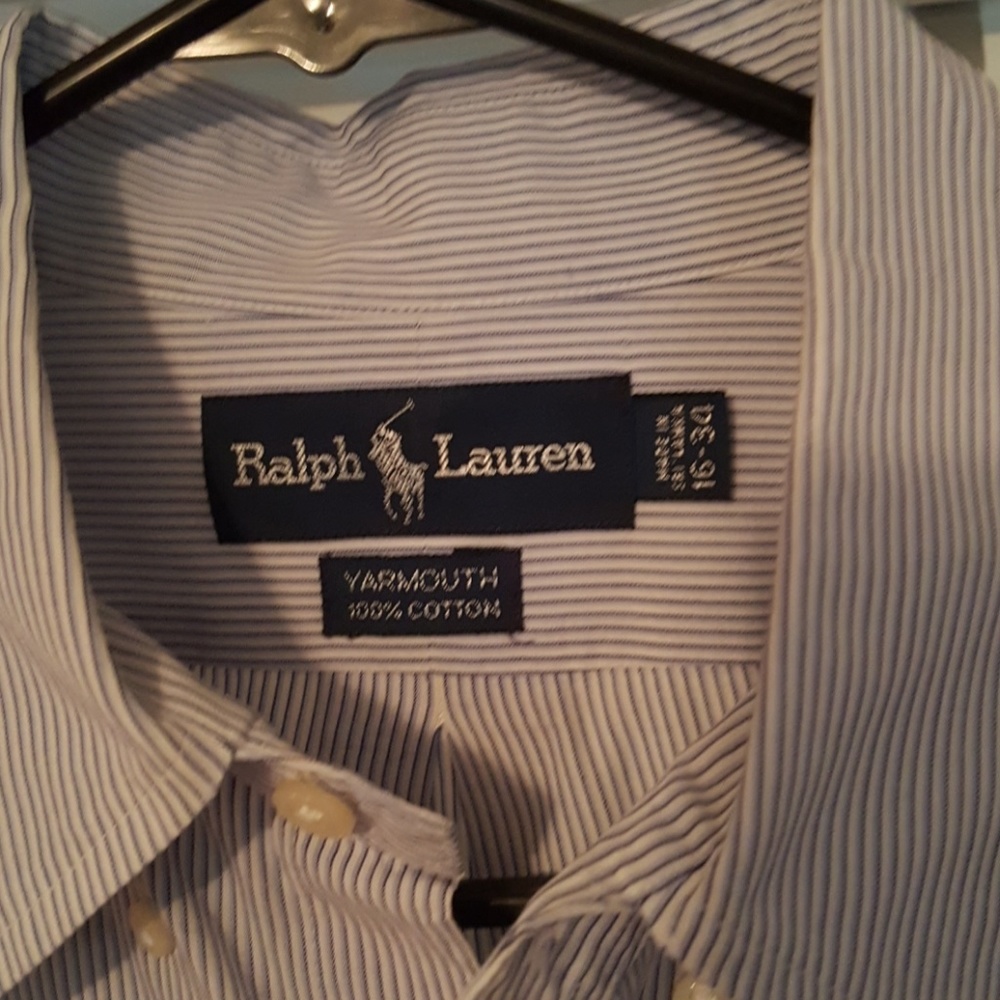 Mens Ralph Lauren Button Dress Shirt - Picture 3 of 3
