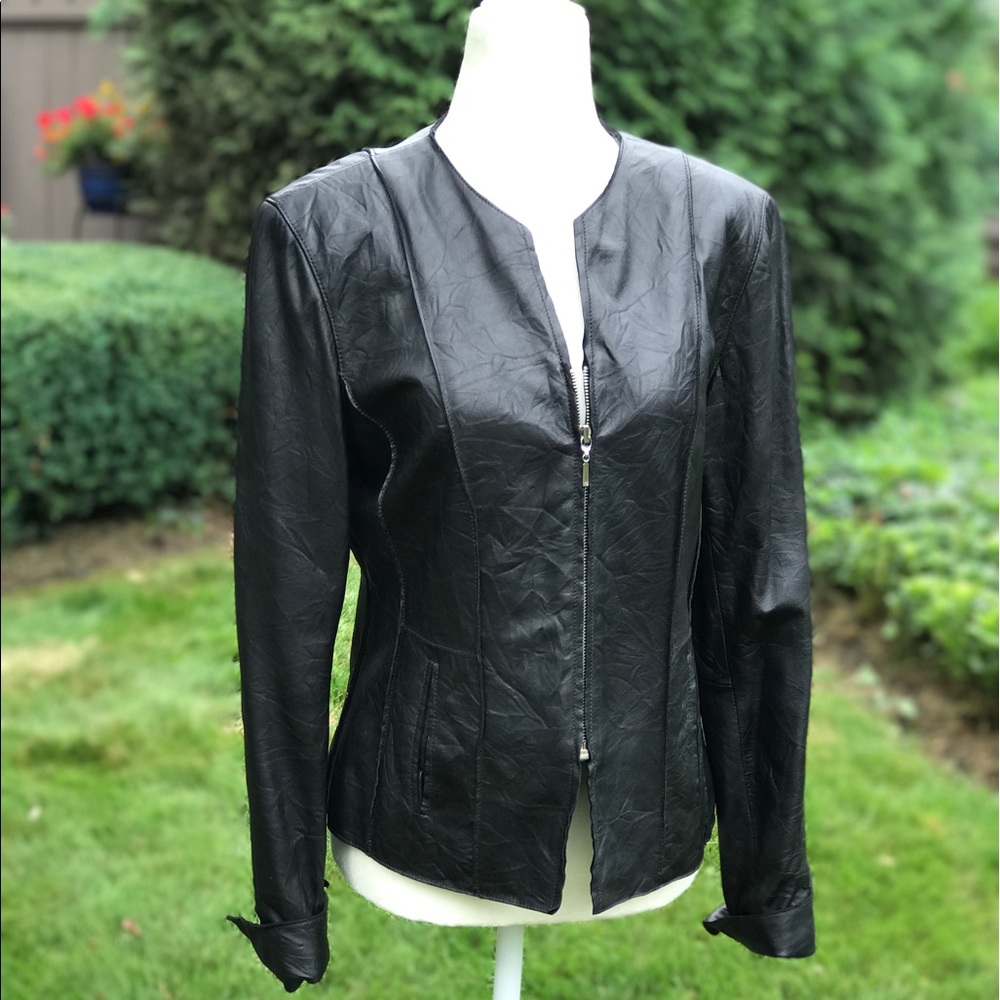 🎉HP🎉Jones New York Collection leather jacket