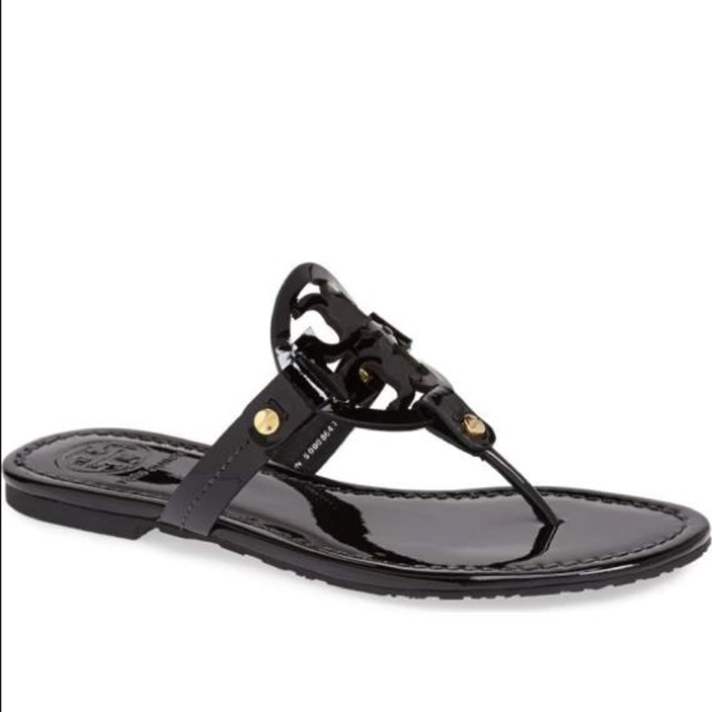 Tory Burch | Miller Sandal | Black Patent | 10M