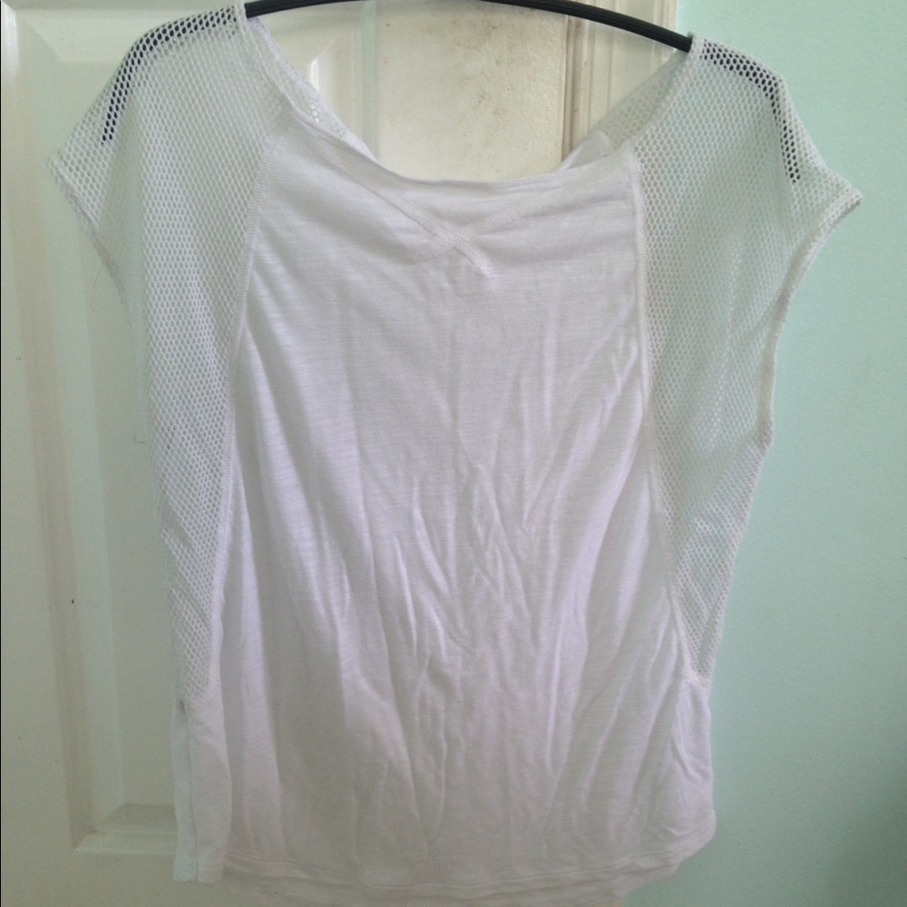 White work out shirt