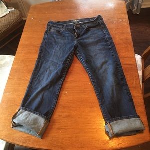 Size 8 Lucky Brand crop jeans