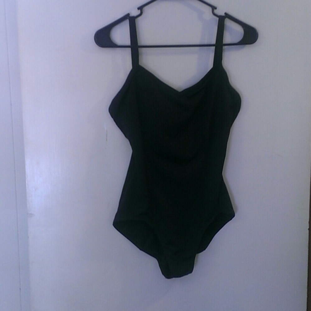 Capezio Adjustable Strap Black Dance Leotard