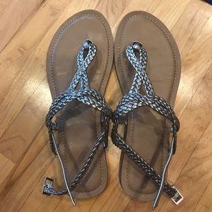 Silver Sandals