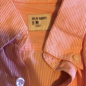 Old Navy Long Sleeve Button Down Shirt.