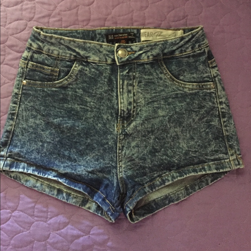 High waisted shorts