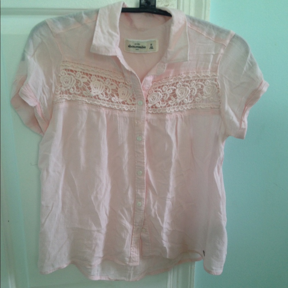 Abercrombie Kids Pink Short sleeve