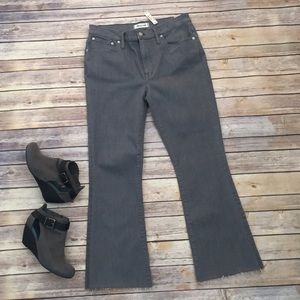 MADEWELL  Demi Boot Womens Crop Jeans Gray Sz 31
