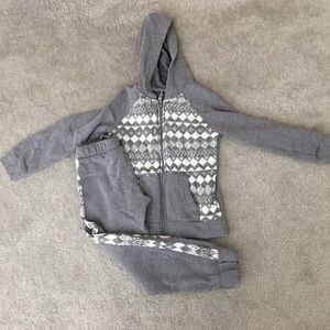 Girls hoody and matching sweat pants