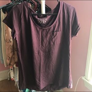 Maroon Cotten Tee from Primark