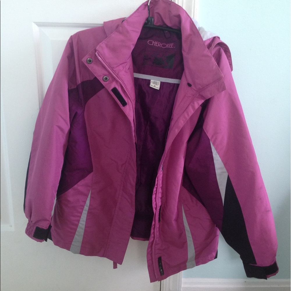 Pink raincoat