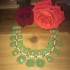 Mint statement necklace