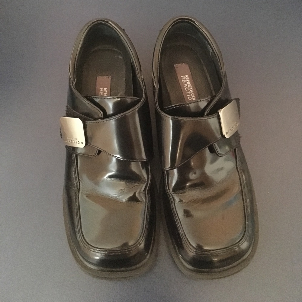 Kenneth Cole Leather Black Shoes