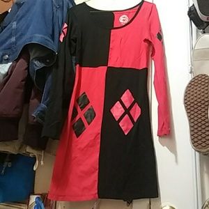 Harley Quinn long sleeve top/dress