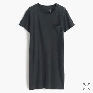 JCrew garment dyed pocket tshirt dress
