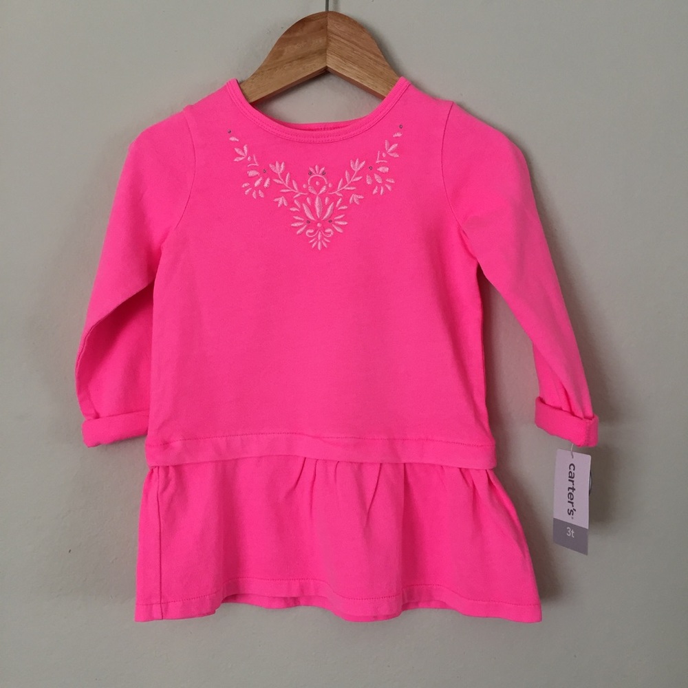 NWT Carter's Pink Long Sleeve Shirt