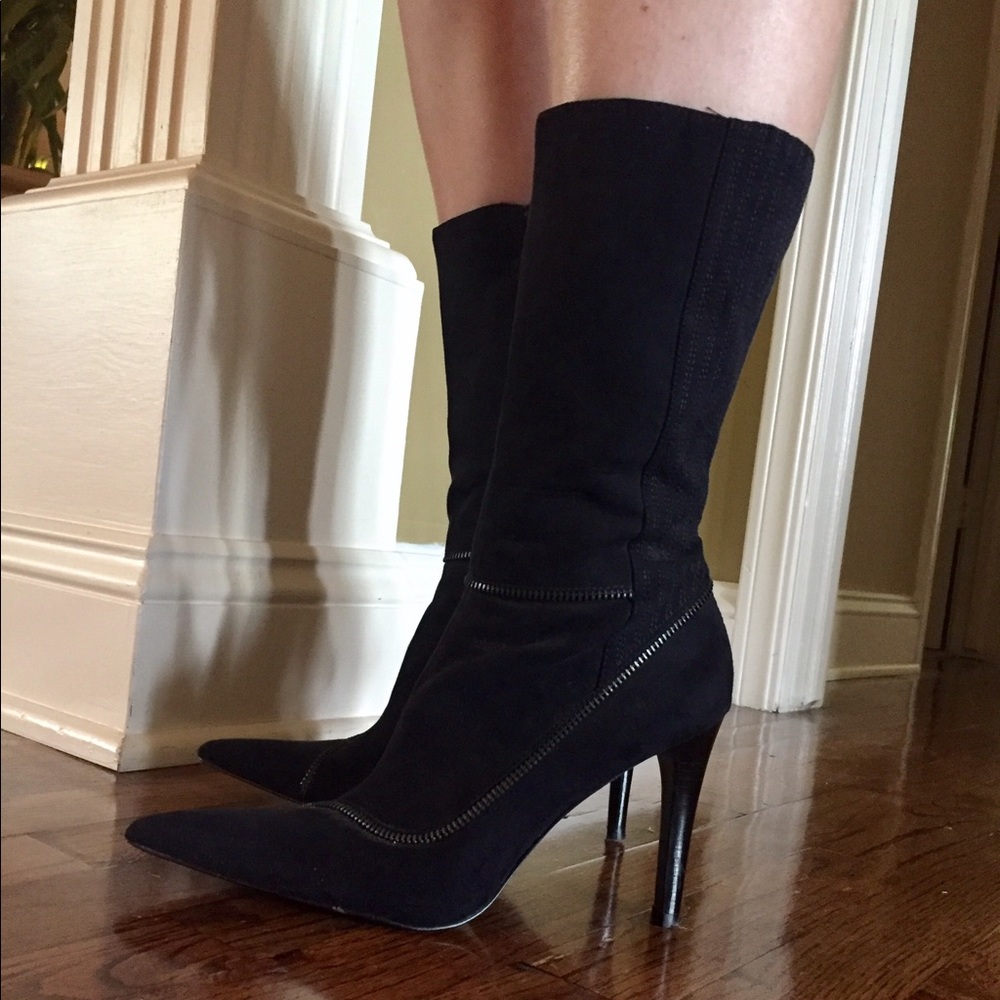 Carlos Santana suede boots SIZE 7 (worn once!!)