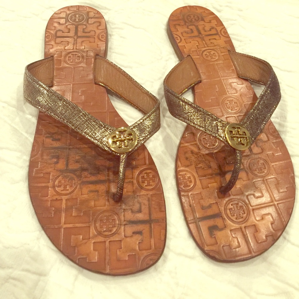 Tory Burch pewter Sandals