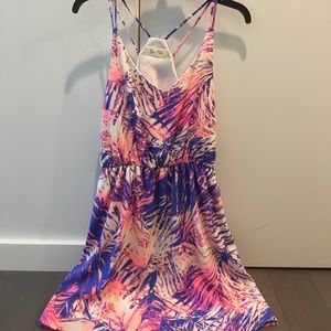 Ba Bel Tropical Print Dress