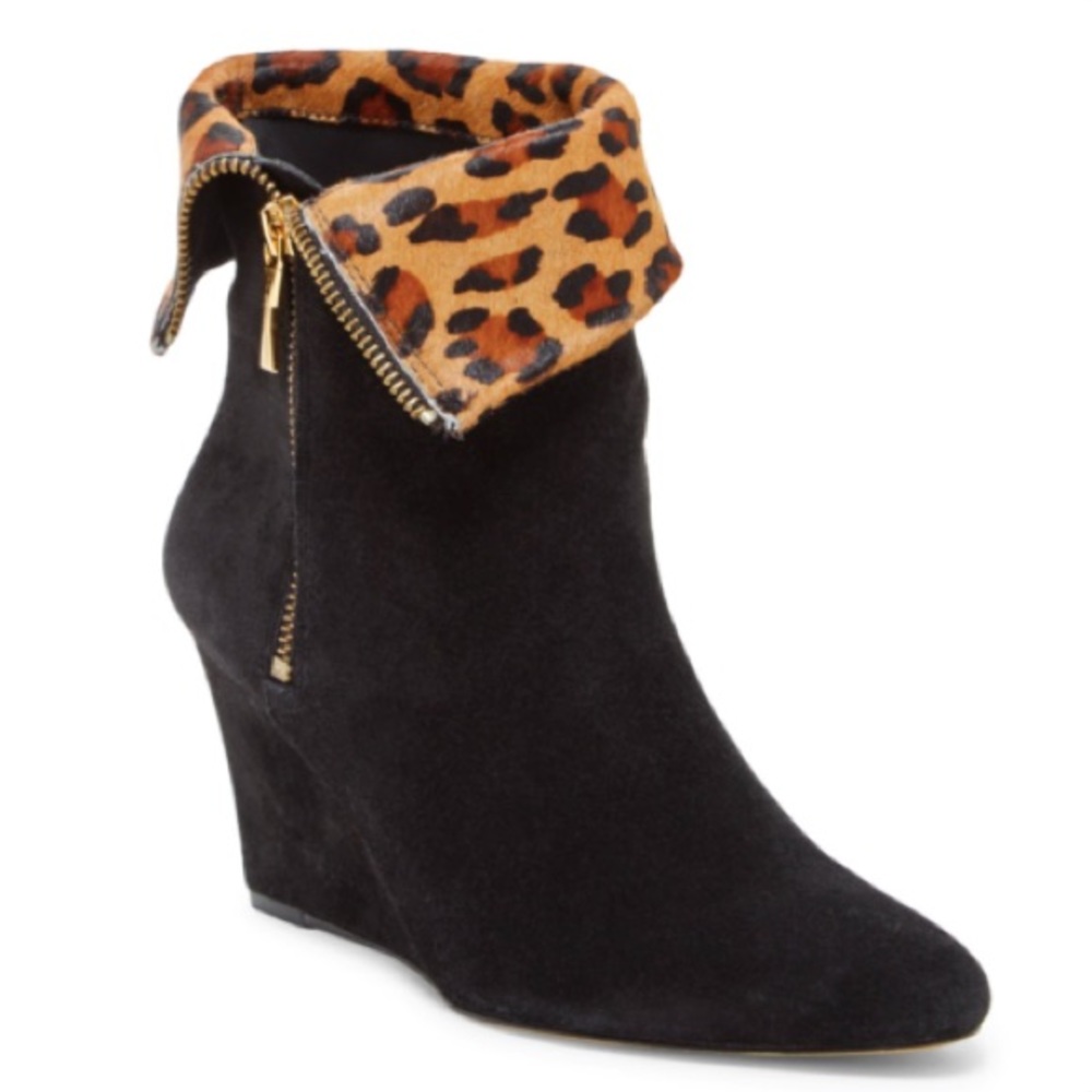 NEW Kate Spade Volte Suede Wedge Booties