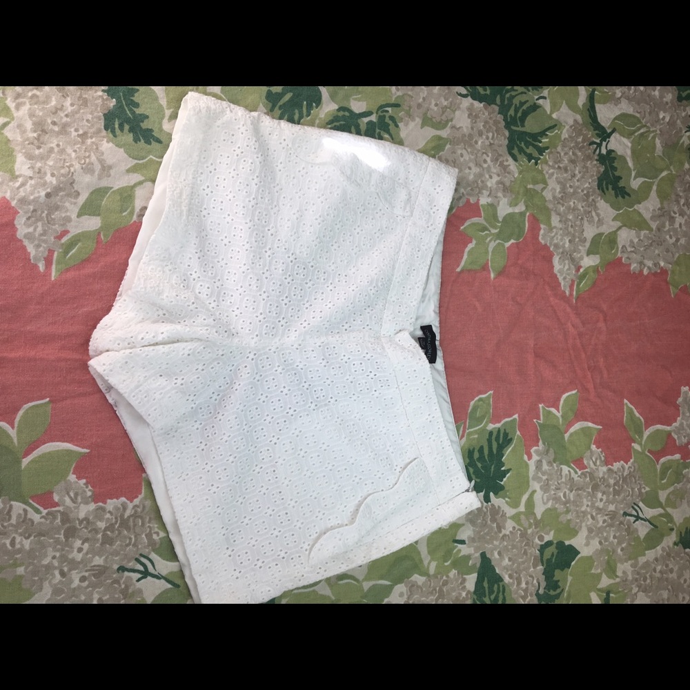 White Cynthia Rowley shorts