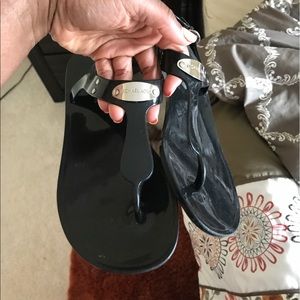 Cute stylish black Micheal Kors Sandals