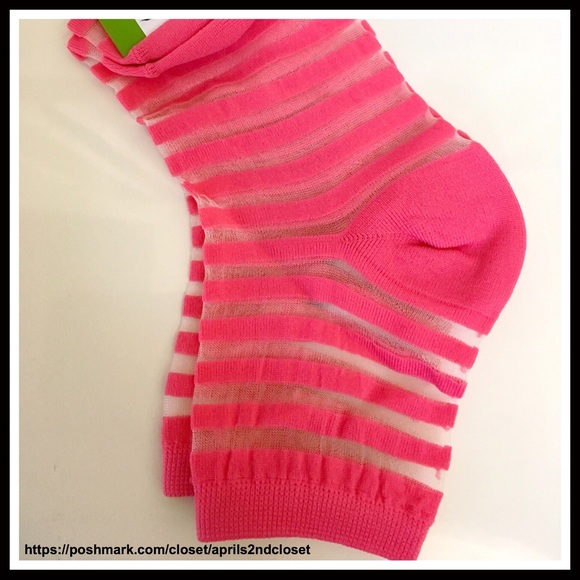 KATE SPADE SIGNATURE STRIPED TROUSER ANKLE SOCKS - Picture 4 of 5