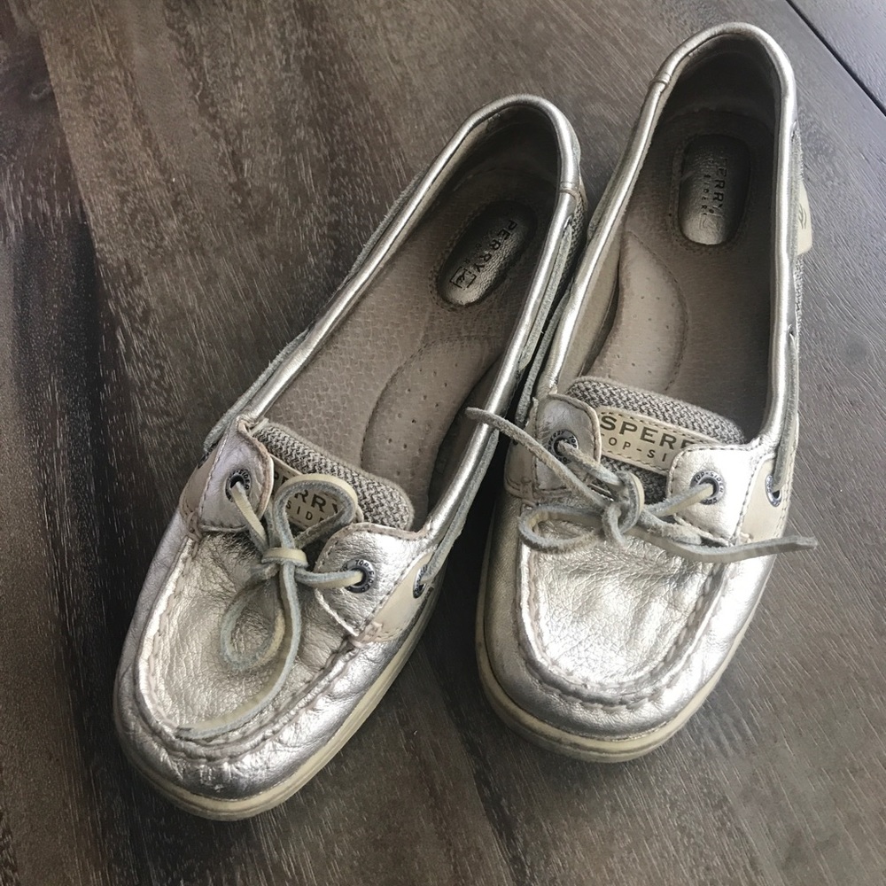 Sperry | Angelfish Boat Shoe in Gold Metallic