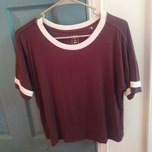 Maroon Size small top