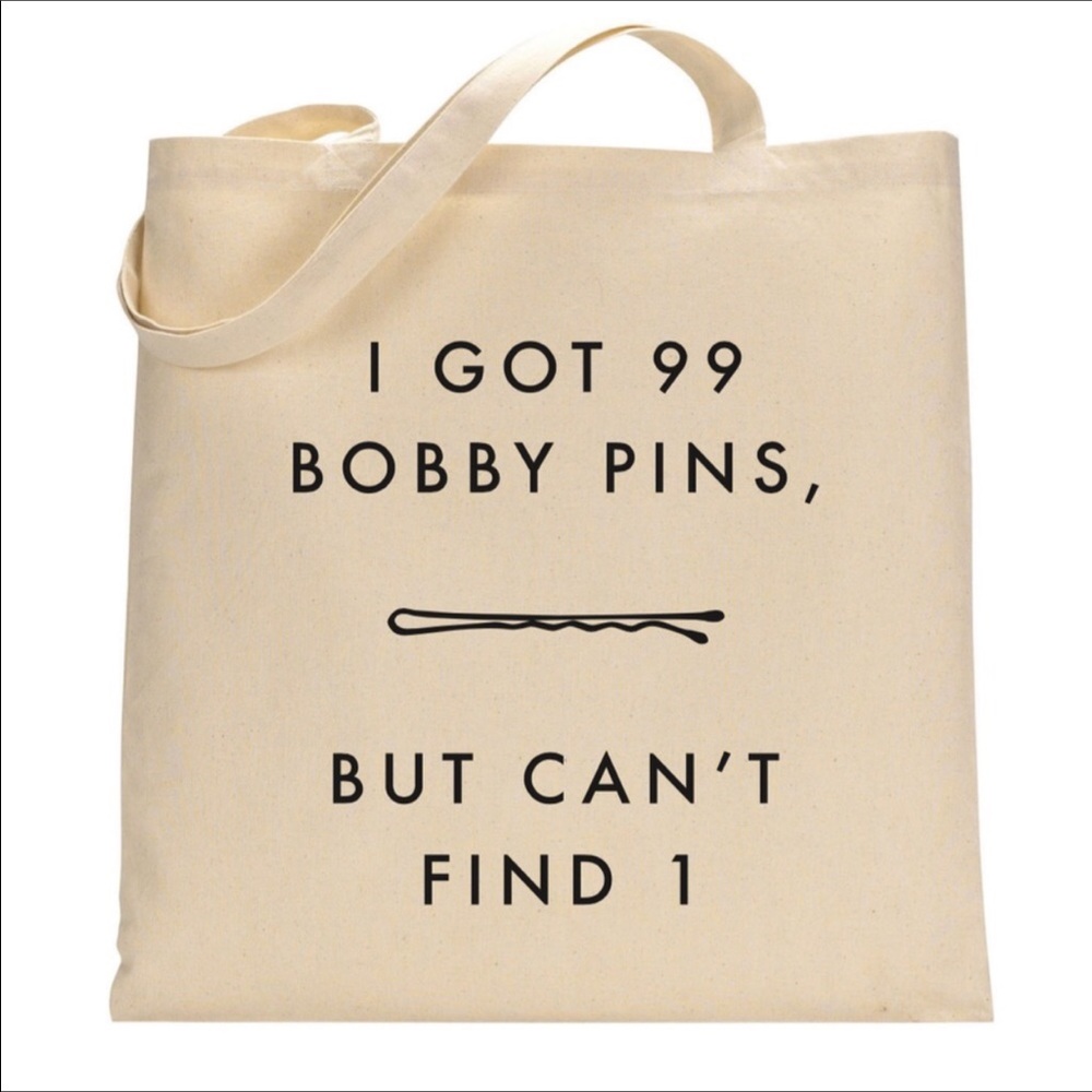 I Got 99 Bobby Pins, But Can't Find 1 Tote NWT - Picture 1 of 4