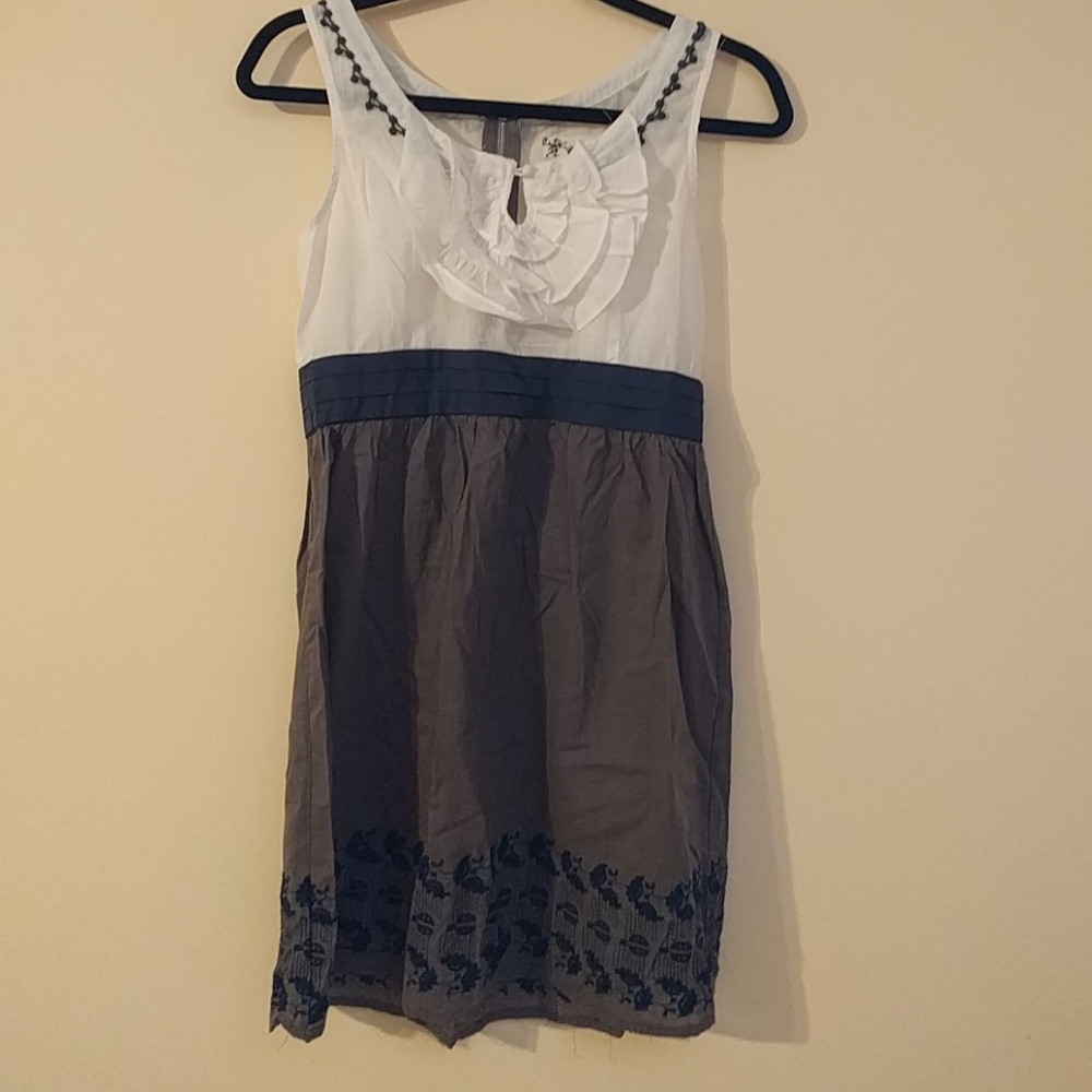 Anthropologie Orange  dress Sz S