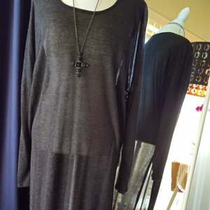 Semi Sheer Long Tunic