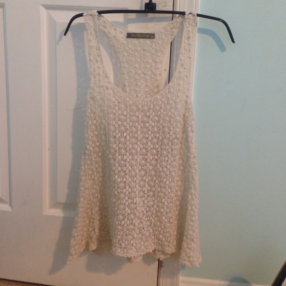 White cream shirt