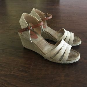 Gently used Lucky Brand small wedges.
