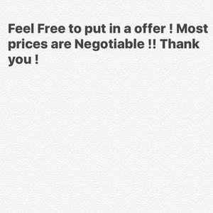 Most prices are negotiable !!!