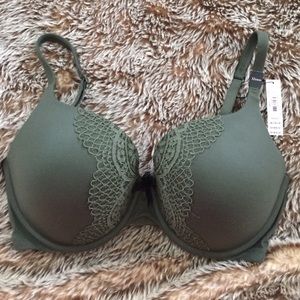 Victoria's Secret Body Bra Olive 32DDD