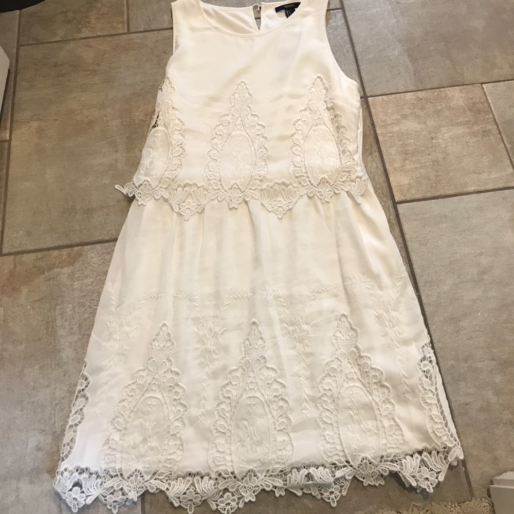 NWT Size S Forever 21 Embroidered Dress