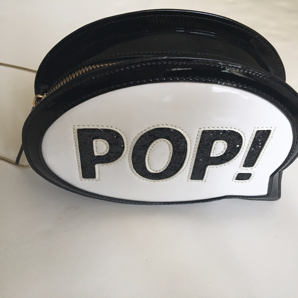 ❣️SOLD❣️KATE SPADE Pop Clutch Patent Shoulder bag - Picture 7 of 8