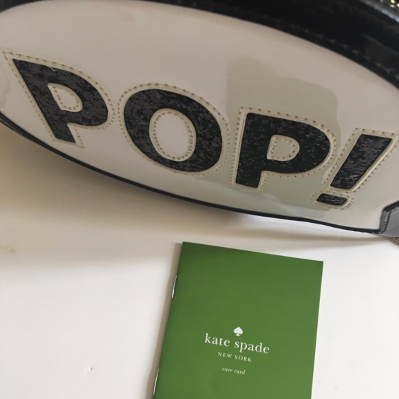 ❣️SOLD❣️KATE SPADE Pop Clutch Patent Shoulder bag - Picture 6 of 8