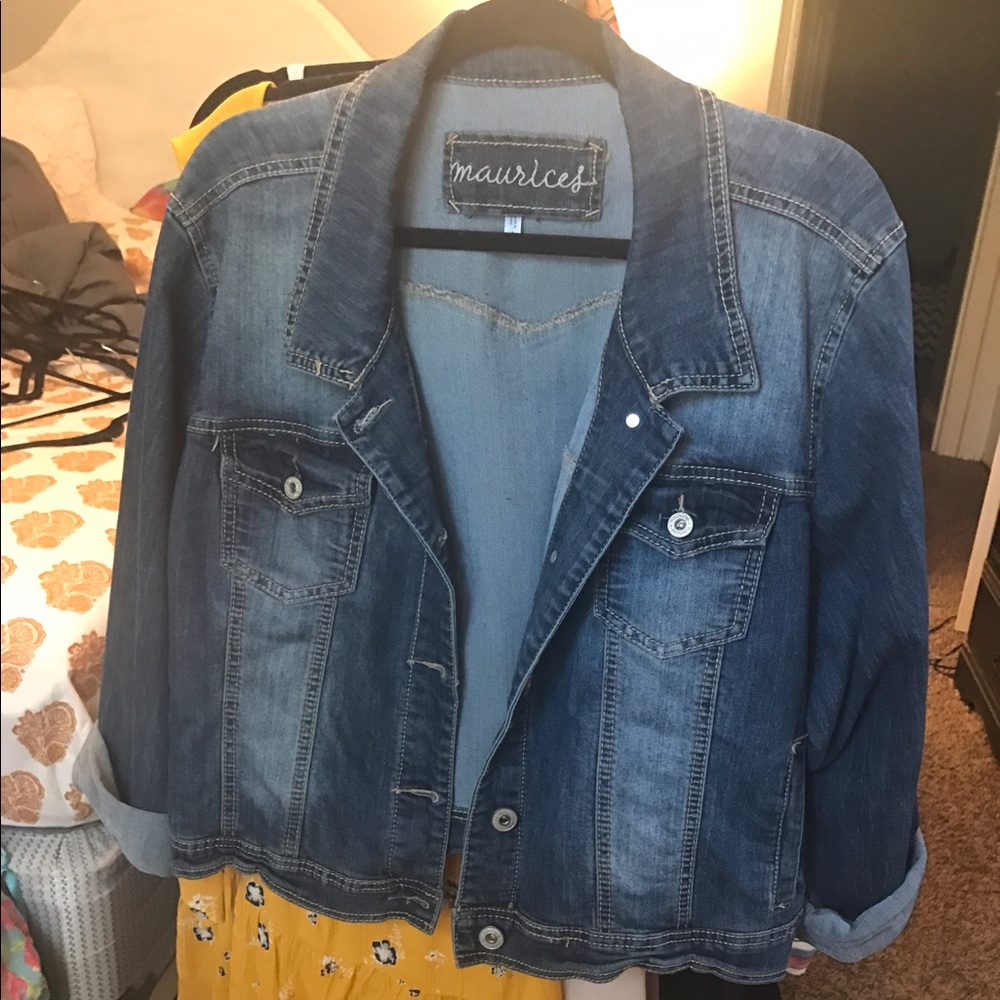 Maurice's cropped denim jacket