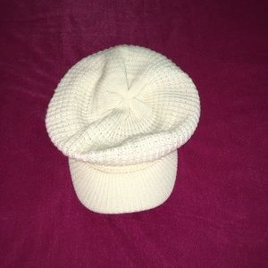 Crocheted beret hat