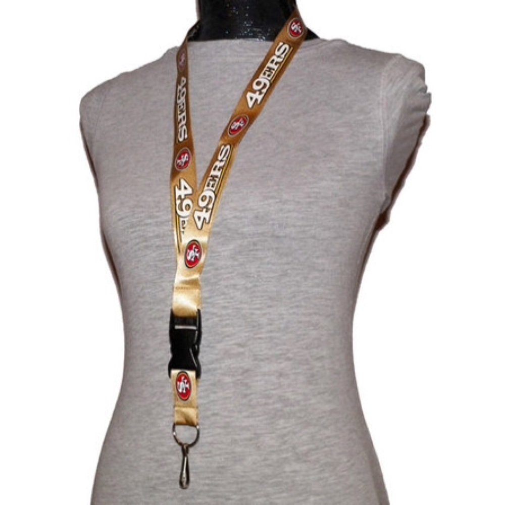 NWT San Francisco 49ers Lanyard Ticket Holder - Picture 1 of 3