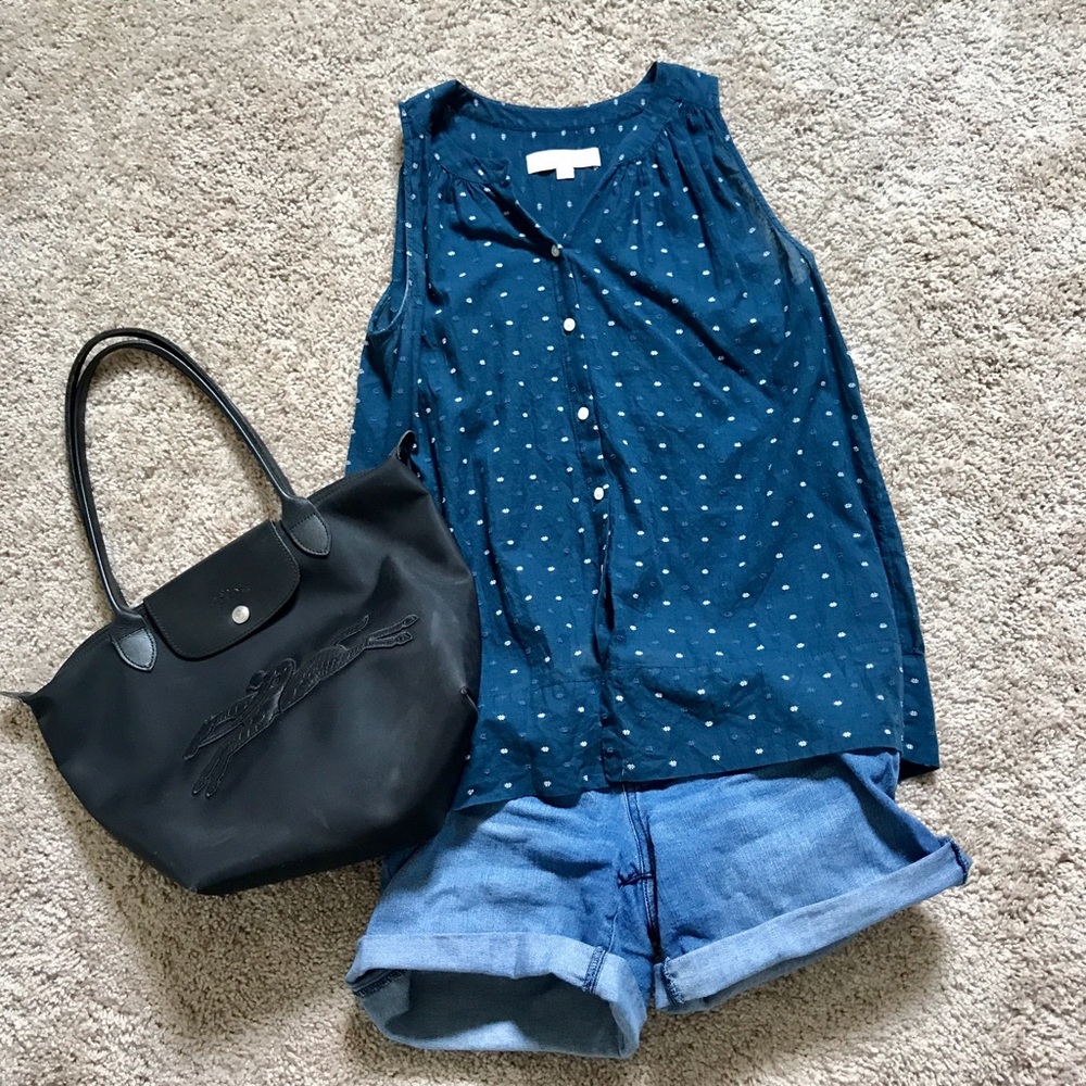 *FINAL SALE* Blue Loft sleeveless blouse XS