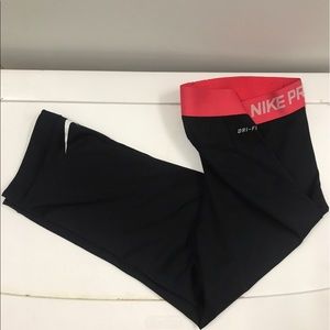 Nike Dry Fit Cropped Workout Leggings Sz S