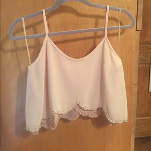 Nude Crop Top