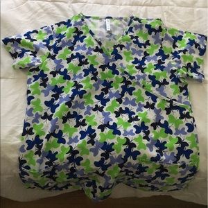 Women's scrubs top, like new
