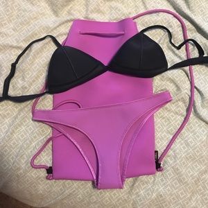 Triangl bikini and bag